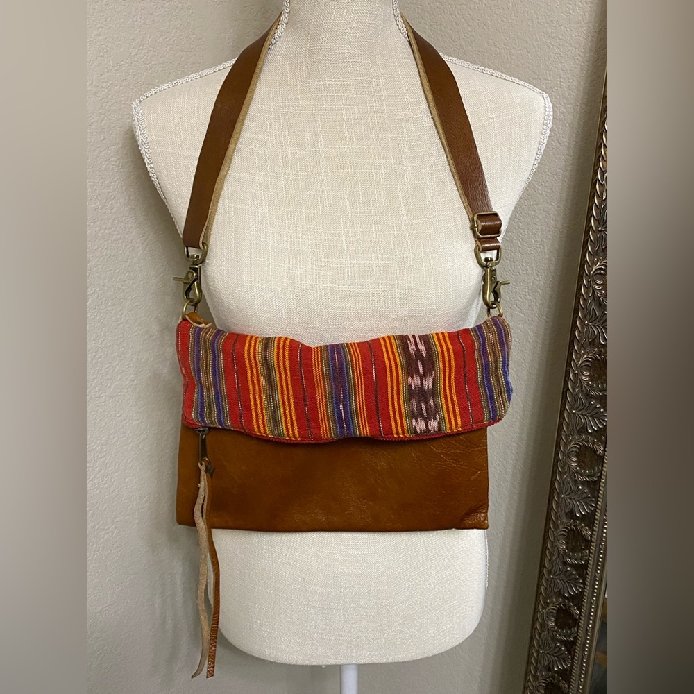 Vaalbara Designs Large Clutch with detachable Leather strap